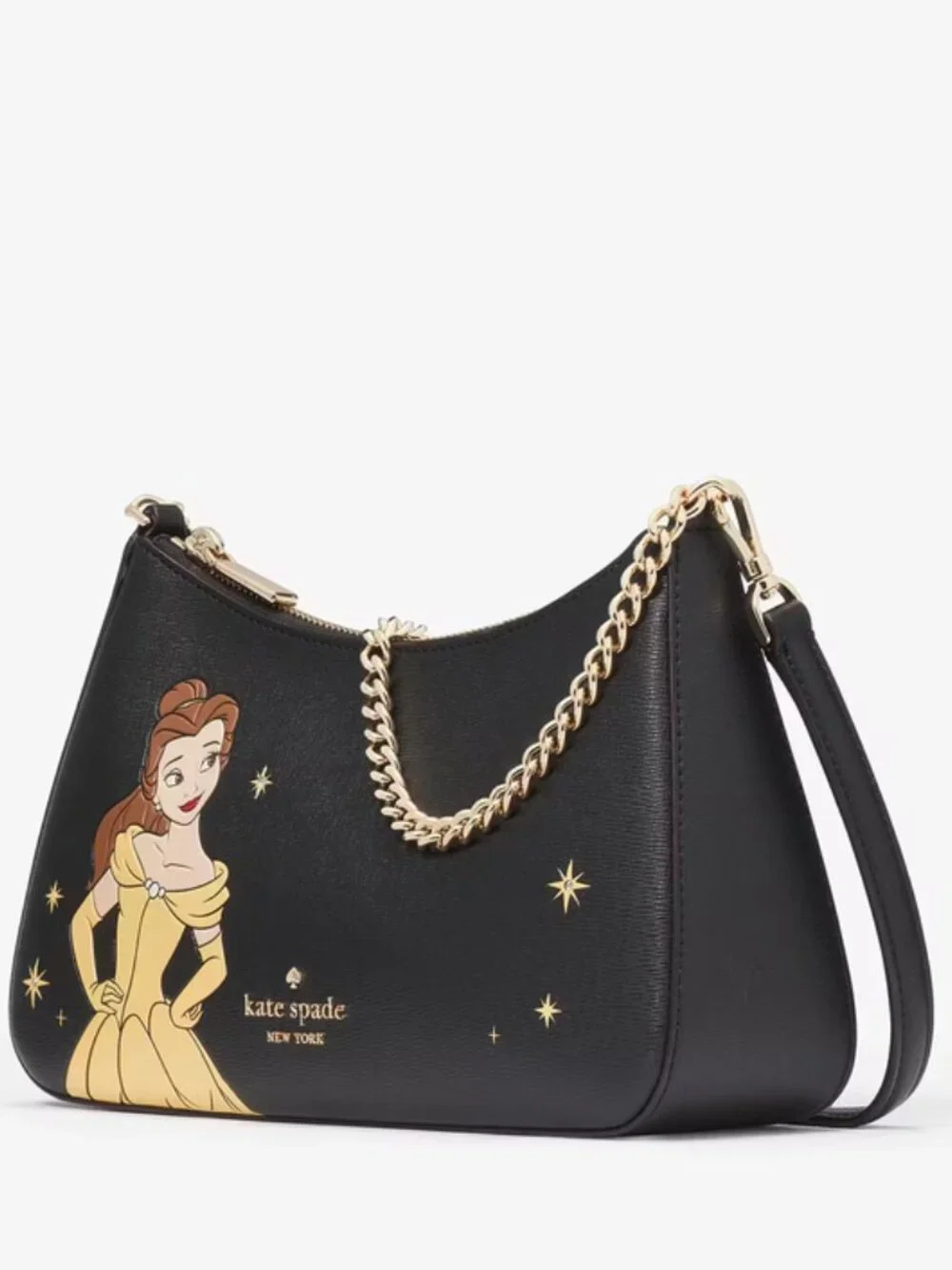 Kate Spade X Disney Beauty And The Beast Convertible Crossbody Purse Limited NEW